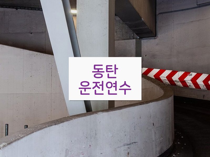 동탄운전연수 후기