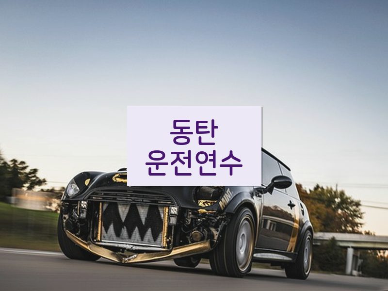 동탄운전연수 후기