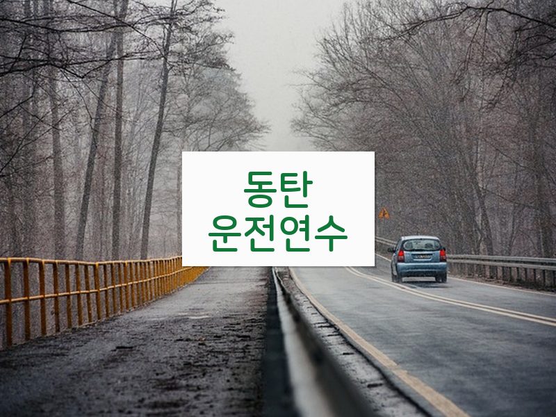 동탄운전연수 후기