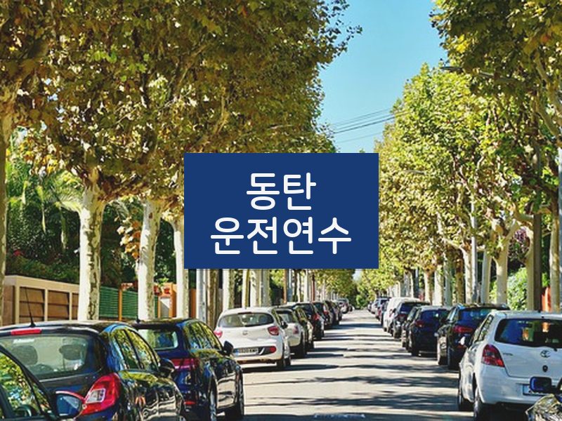 동탄운전연수 후기