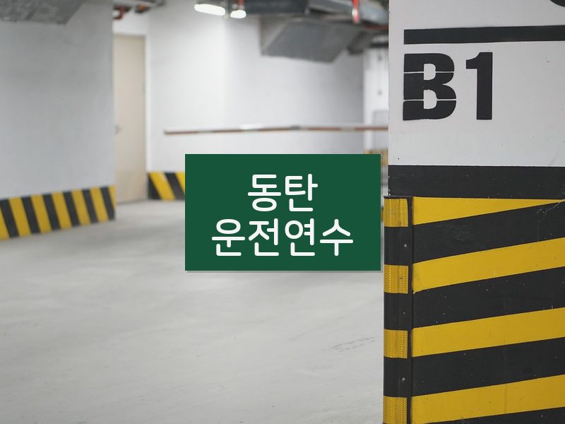 동탄운전연수 후기