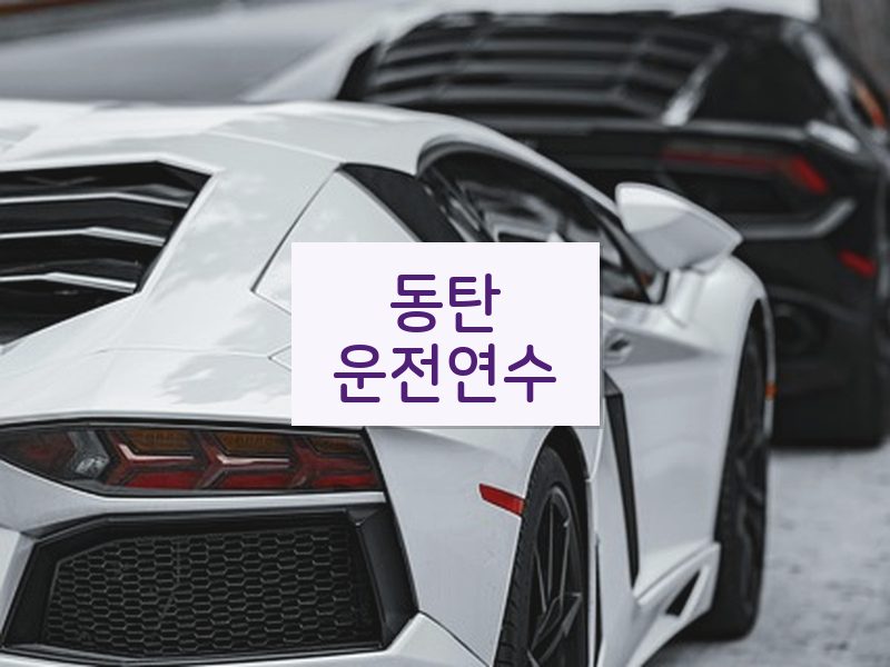 동탄운전연수 후기