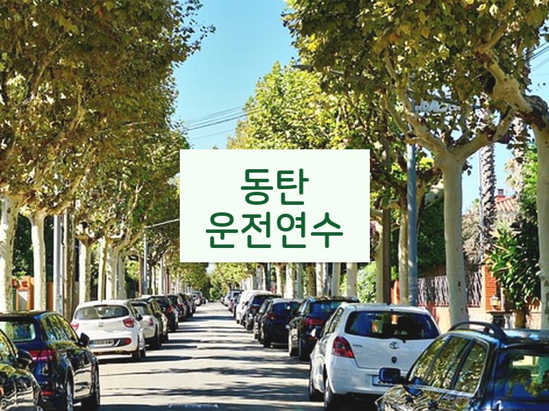 동탄운전연수 후기