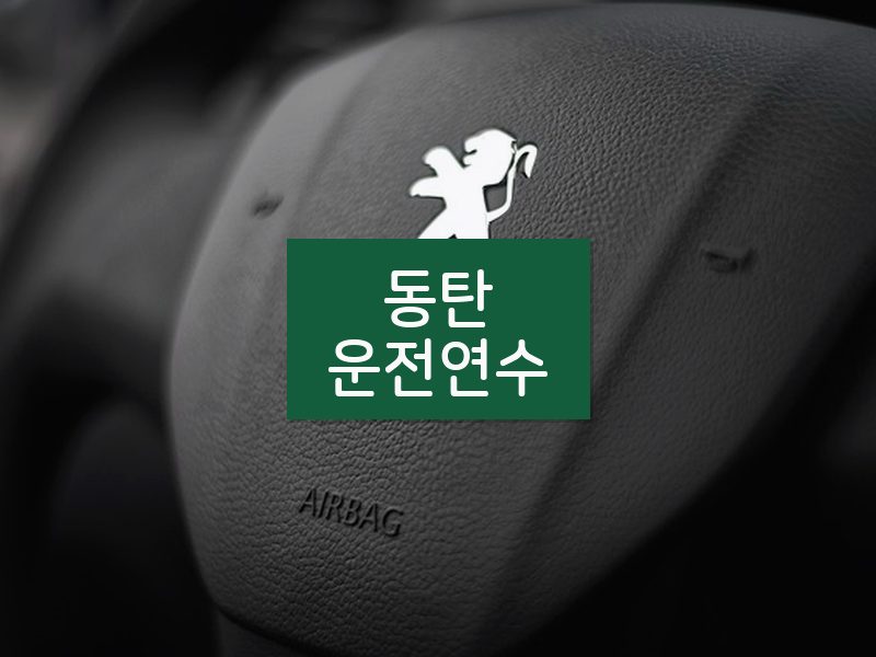동탄운전연수 후기
