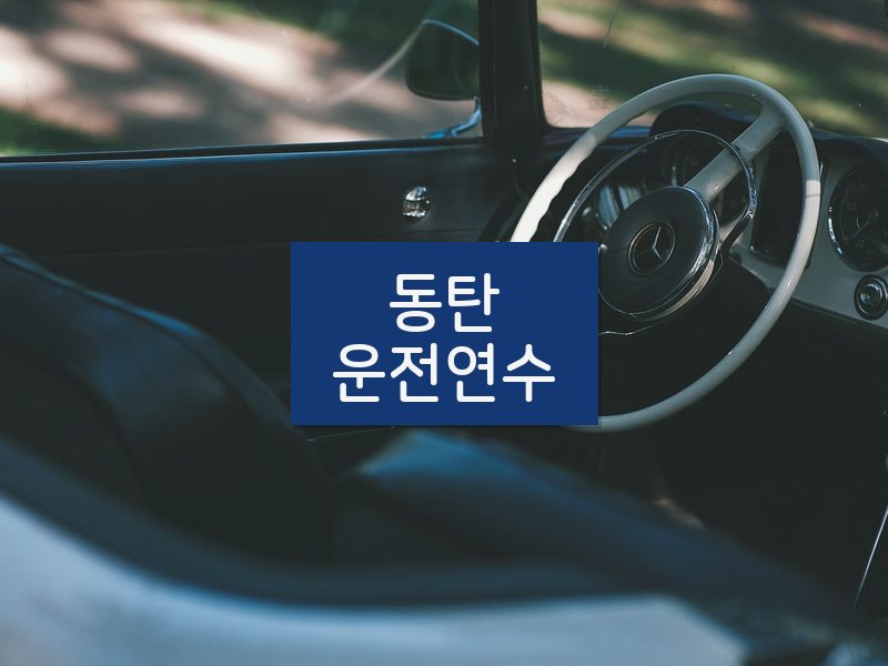 동탄운전연수 후기