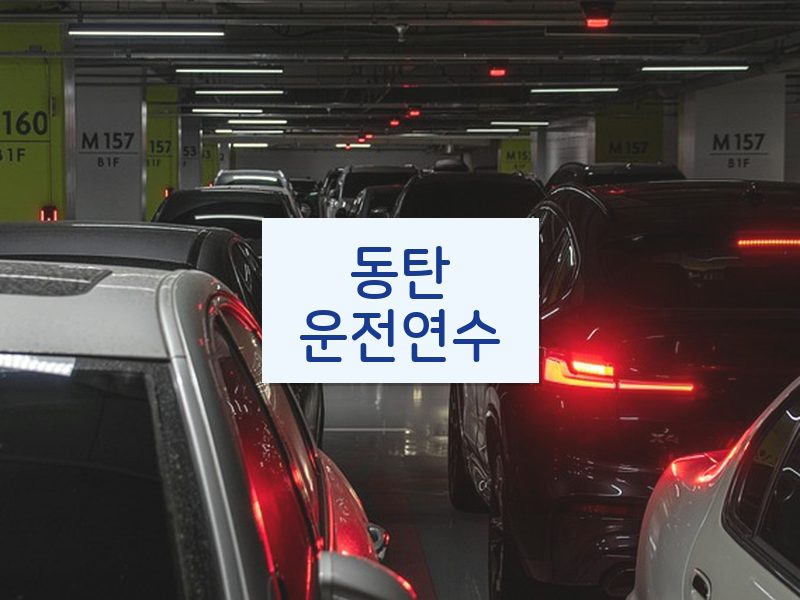 동탄운전연수 후기