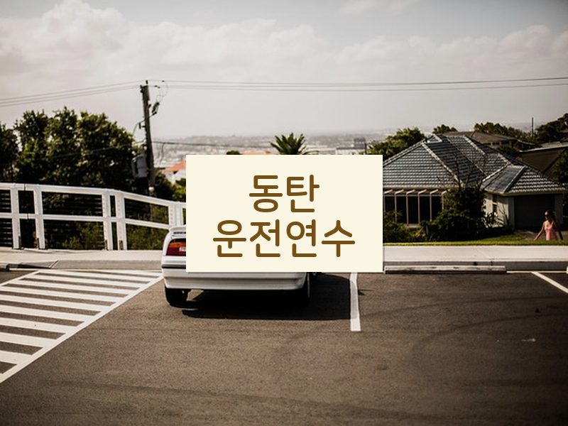 동탄운전연수 후기