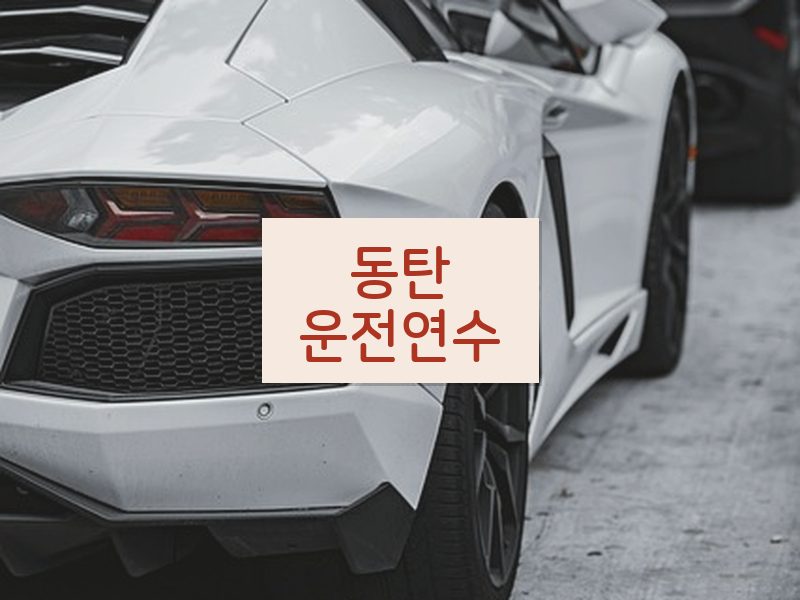 동탄운전연수 후기