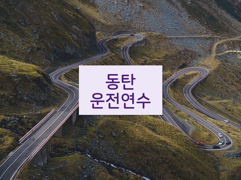 동탄운전연수 후기