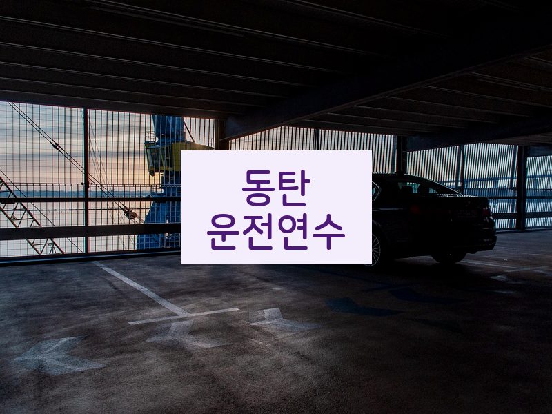 동탄운전연수 후기