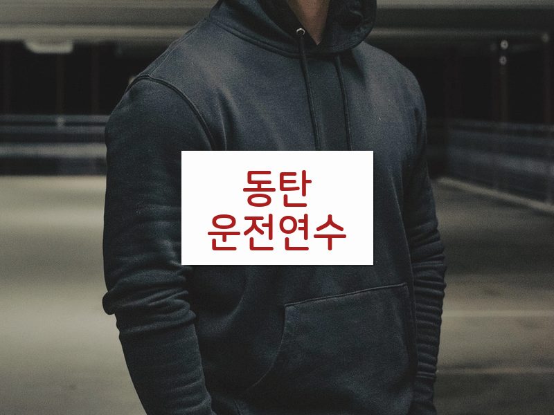 동탄운전연수 후기