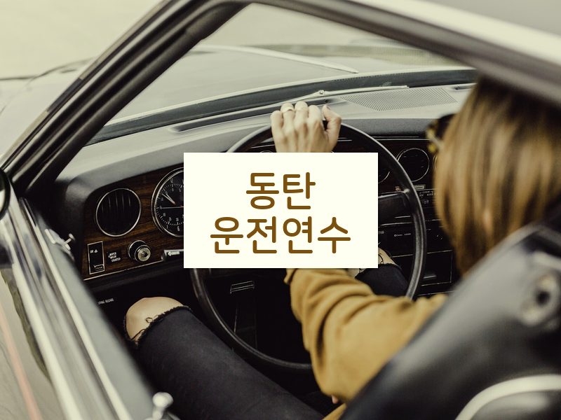 동탄운전연수 후기