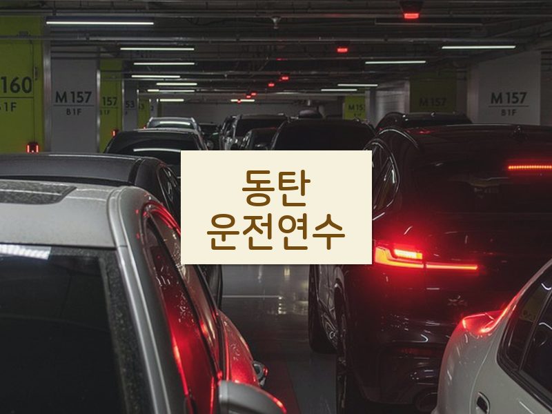 동탄운전연수 후기
