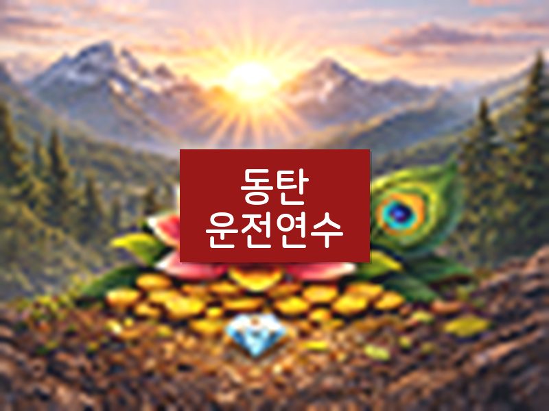동탄운전연수 후기