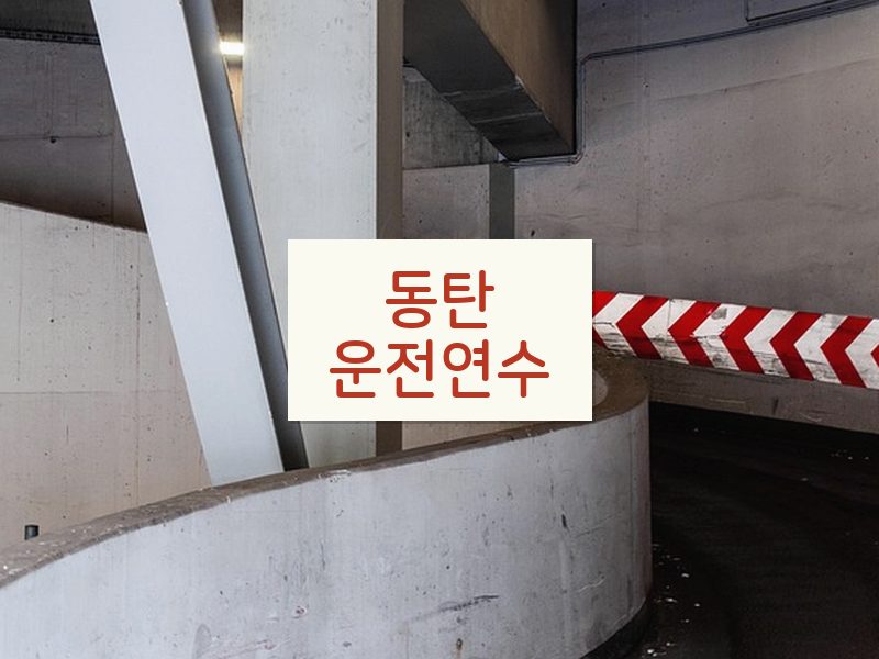 동탄운전연수 후기