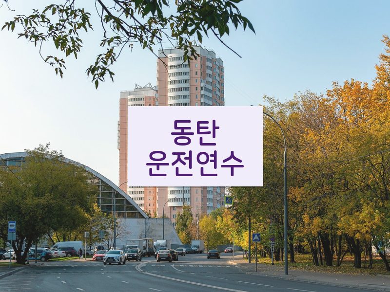동탄운전연수 후기