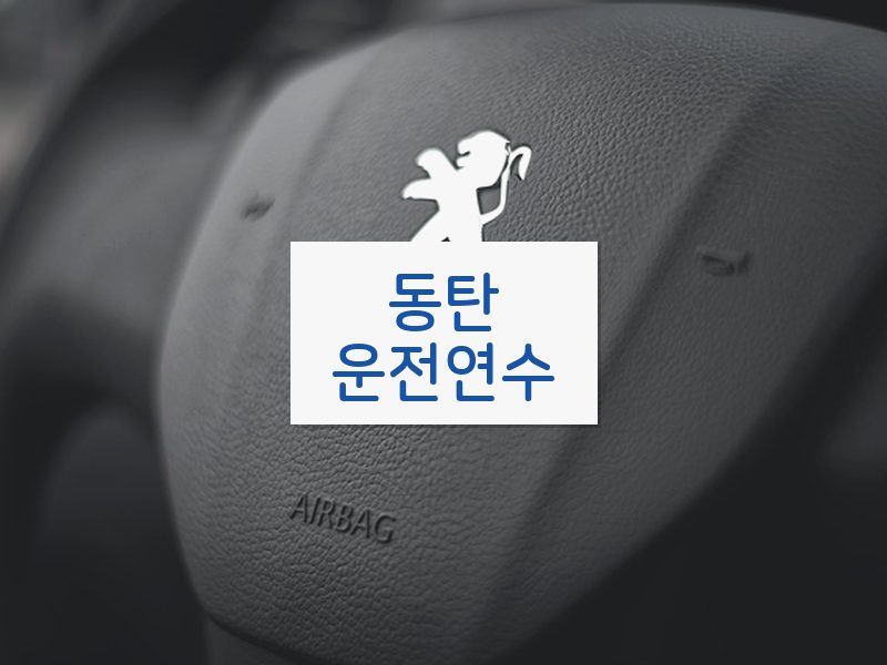 동탄운전연수 후기