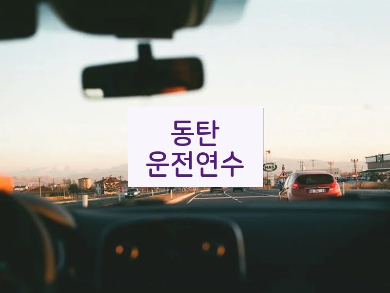 동탄운전연수 후기
