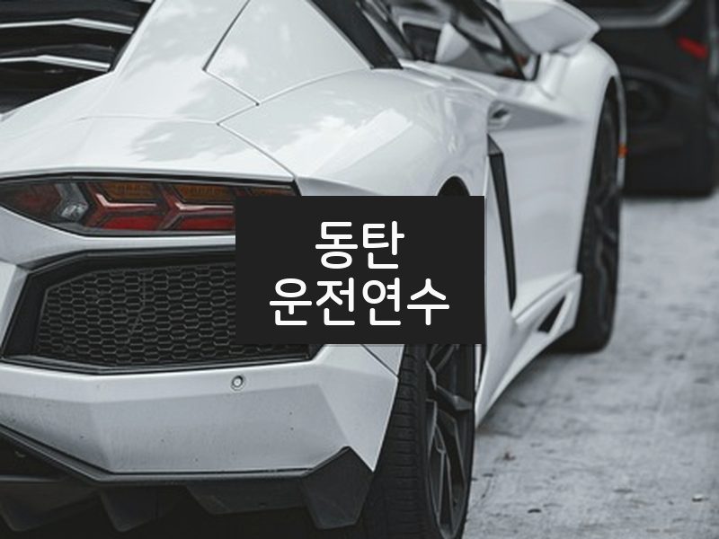 동탄운전연수 후기