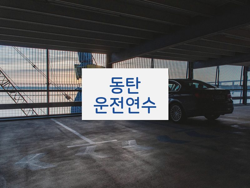 동탄운전연수 후기