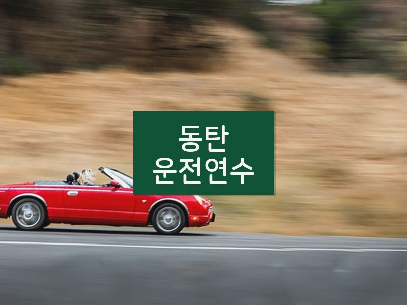 동탄운전연수 후기
