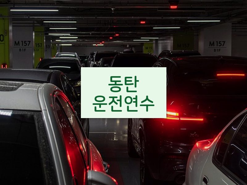 동탄운전연수 후기