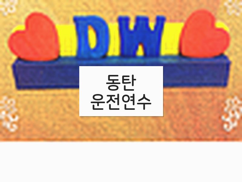 동탄운전연수 후기