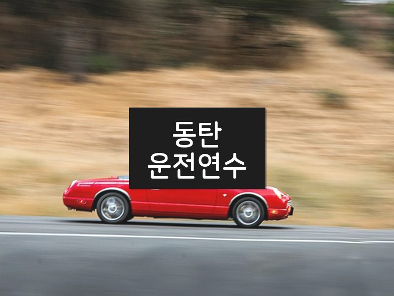 동탄운전연수 후기