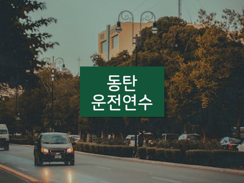 동탄운전연수 후기