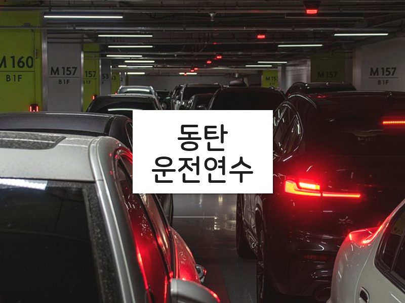 동탄운전연수 후기