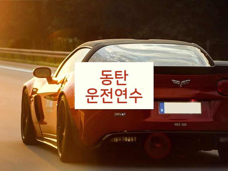 동탄운전연수 후기