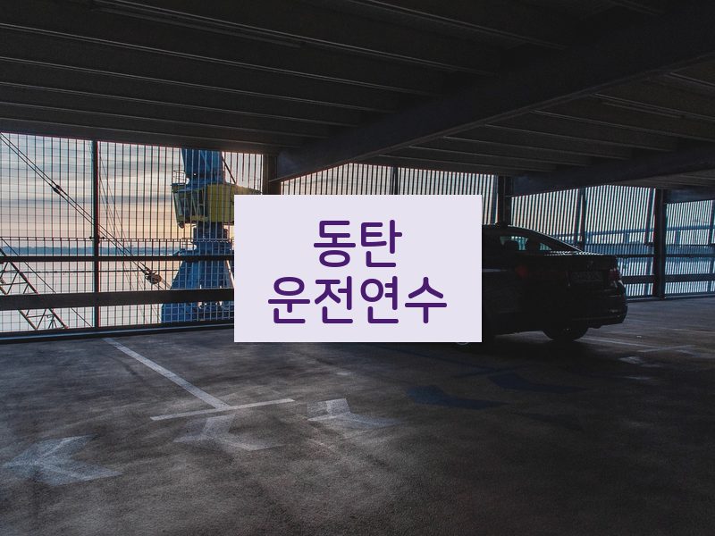 동탄운전연수 후기