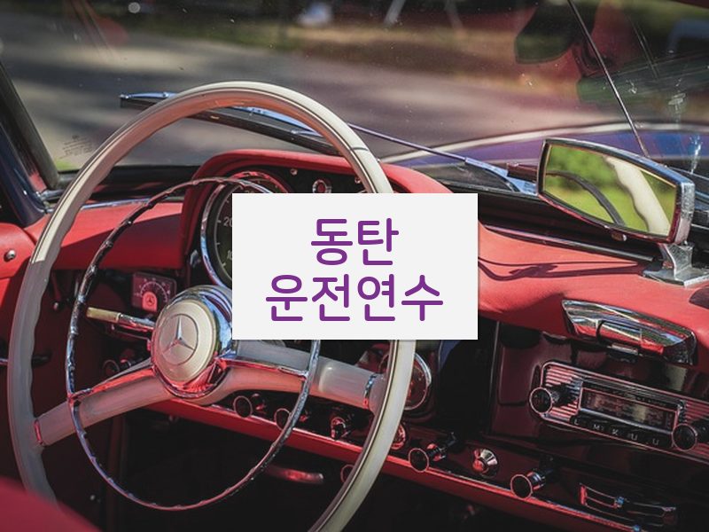 동탄운전연수 후기
