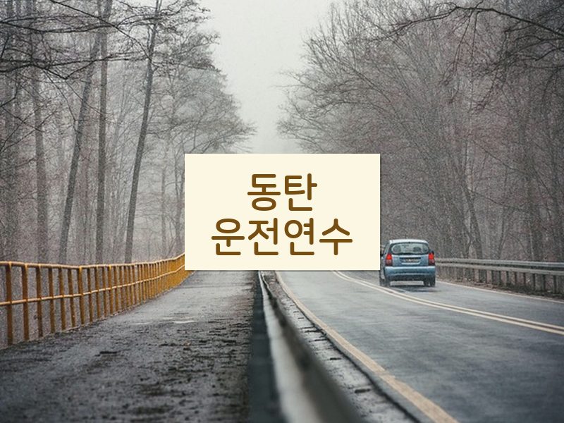 동탄운전연수 후기