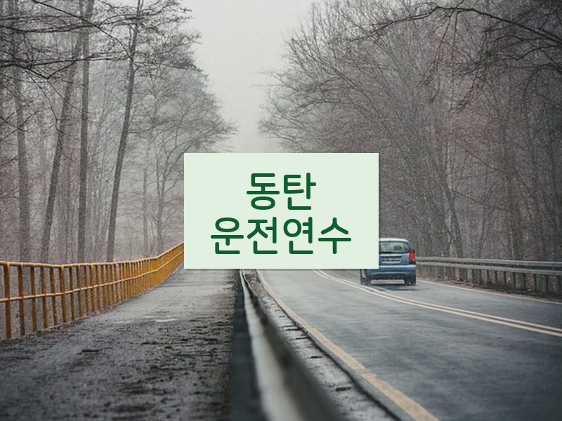 동탄운전연수 후기