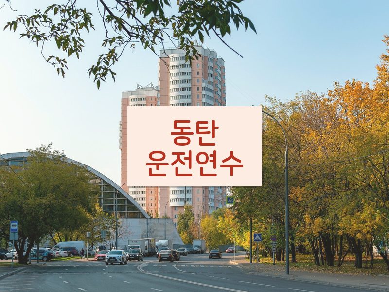 동탄운전연수 후기