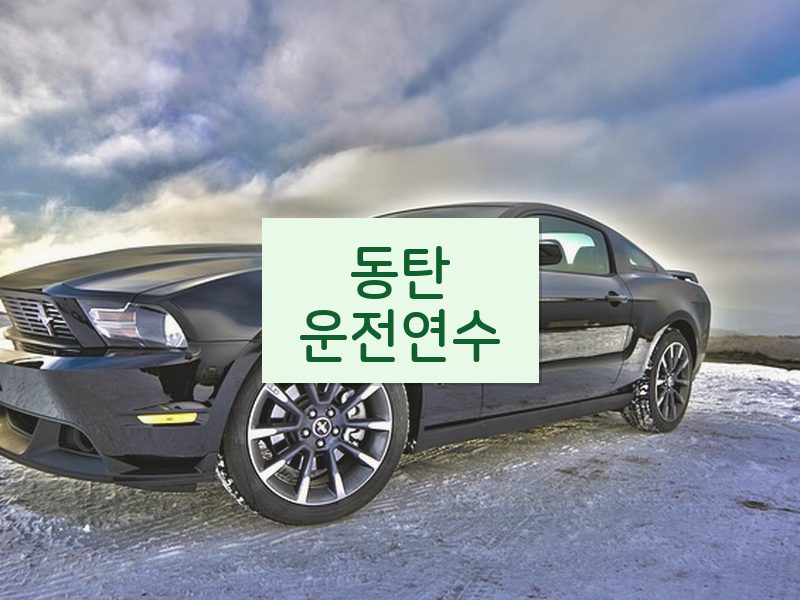 동탄운전연수 후기