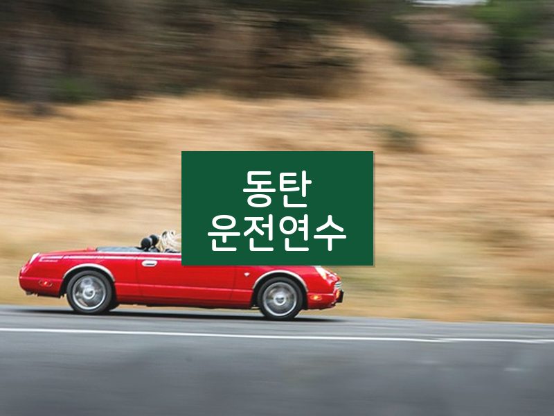 동탄운전연수 후기