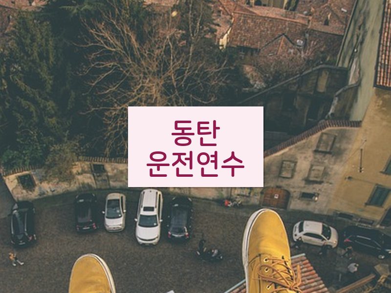 동탄운전연수 후기