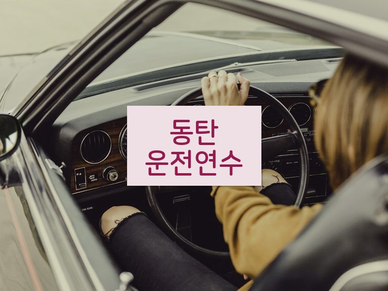 동탄운전연수 후기