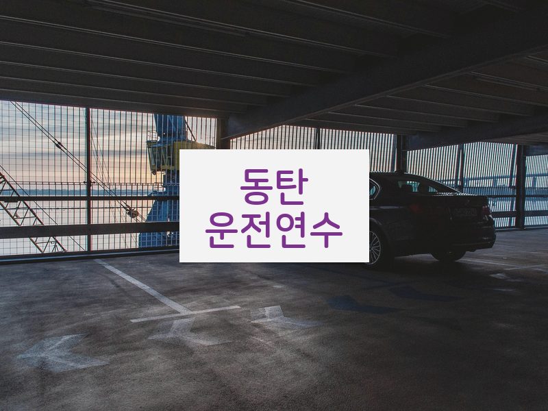 동탄운전연수 후기