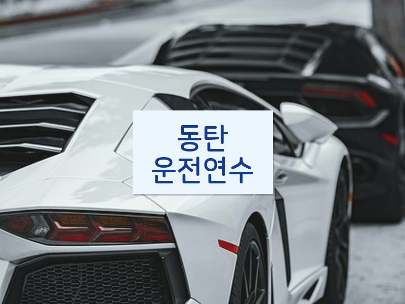 동탄운전연수 후기