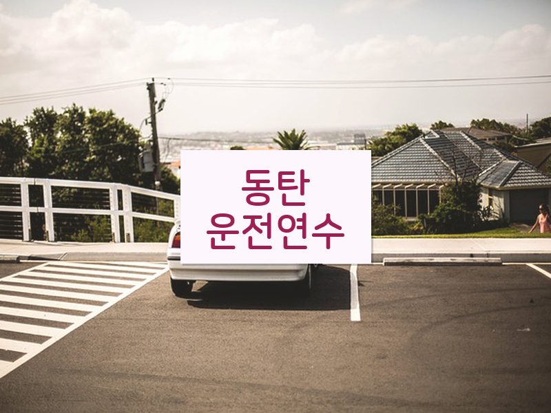 동탄운전연수 후기