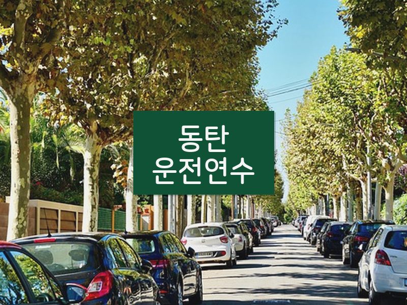 동탄운전연수 후기