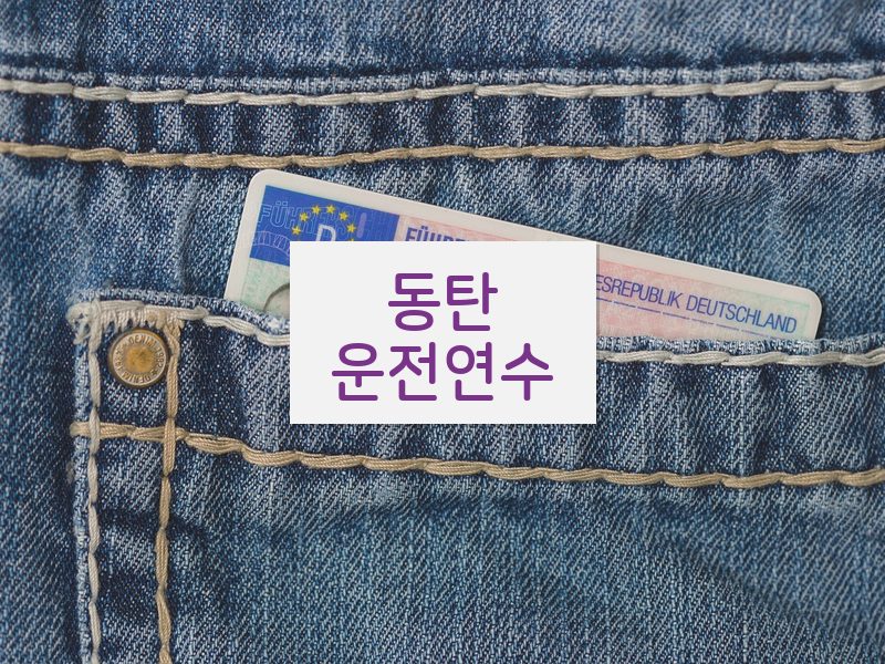 동탄운전연수 후기
