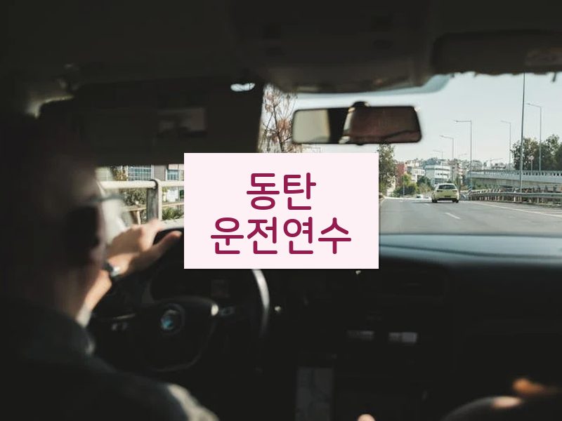 동탄운전연수 후기