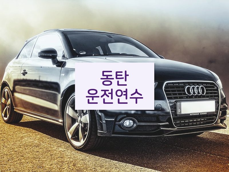 동탄운전연수 후기