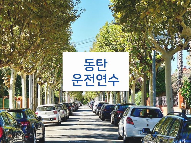 동탄운전연수 후기