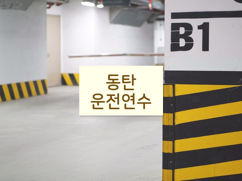 동탄운전연수 후기