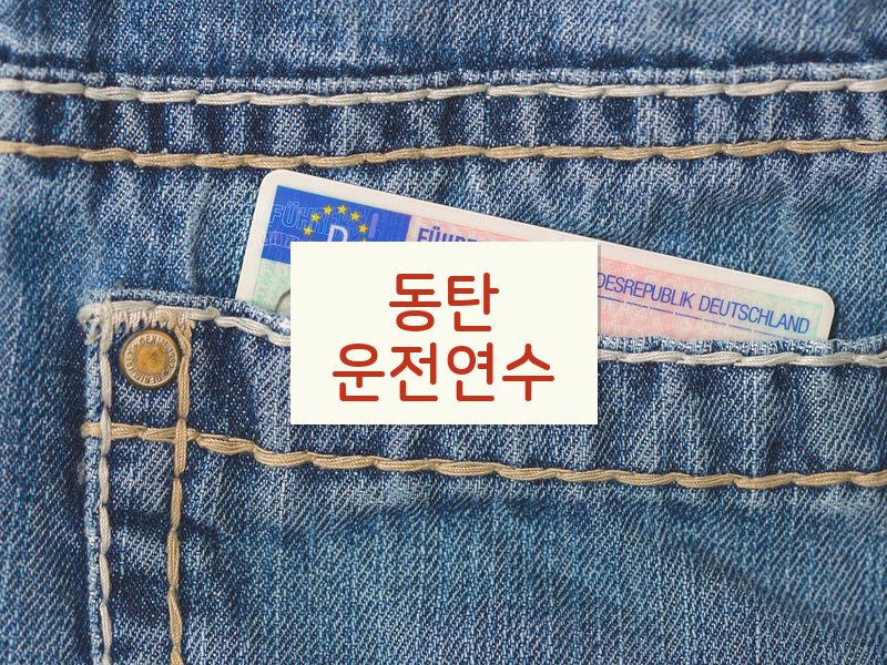동탄운전연수 후기